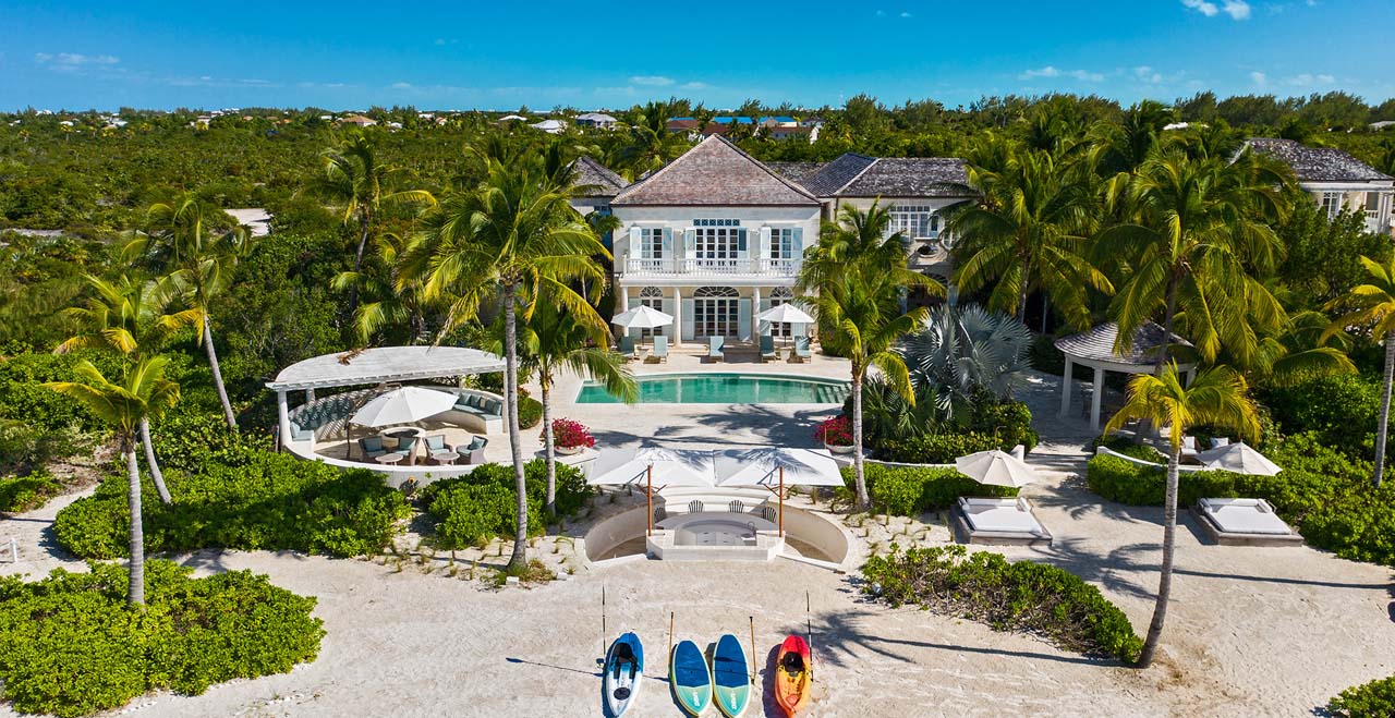 Coral House Grace Bay Beach, Turks & Caicos Luxury Rental